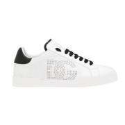 Stijlvolle Sneaker voor Mannen en Vrouwen Dolce & Gabbana , White , He...