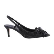 Stijlvolle Slingback Overproof Schoenen Kurt Geiger , Black , Dames