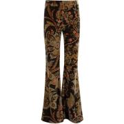 Hoge taille broek met Paisley-print Etro , Multicolor , Dames