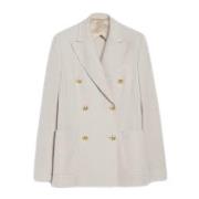 Stijlvolle Jas voor Vrouwen Max Mara , Beige , Dames