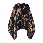 Bloemen Chenille Omkeerbare Cape Etro , Multicolor , Dames