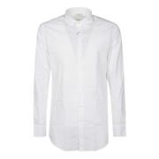 Logo Slim Overhemd Etro , White , Heren