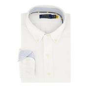 Wit casual overhemd met katoen Ralph Lauren , White , Heren