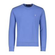 Blauwe Ronde Hals Katoenen Trui Ralph Lauren , Blue , Heren