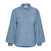 Vrouwelijke Blouse Hemelblauw Kaffe , Blue , Dames