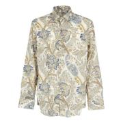 Multicolor Paisley Print Overhemd Etro , Multicolor , Heren