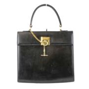 Pre-owned Leather handbags Celine Vintage , Black , Dames