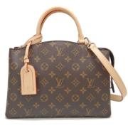 Pre-owned Plastic handbags Louis Vuitton Vintage , Brown , Dames