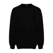 Zwarte Sweaters voor Mannen Roberto Collina , Black , Heren