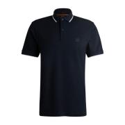 Korte Mouw Polo Shirt Hugo Boss , Blue , Heren