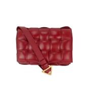 Pre-owned Leather handbags Bottega Veneta Vintage , Red , Dames