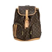 Pre-owned Canvas backpacks Louis Vuitton Vintage , Brown , Dames