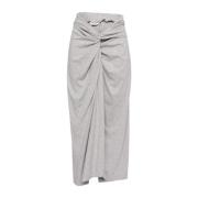 Midi Rok 813 Dries Van Noten , Gray , Dames