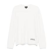 Beige Sweater Collectie A.p.c. , Beige , Heren