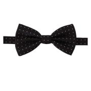 Polka Dot Zijden Vlinderdas Dolce & Gabbana , Black , Heren