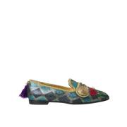 Bloemen Jacquard Loafers Dolce & Gabbana , Multicolor , Dames