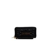 Zwarte Portemonnees voor Vrouwen Love Moschino , Black , Dames