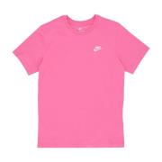 Club Tee Pinksicle Geborduurd T-shirt Nike , Pink , Heren