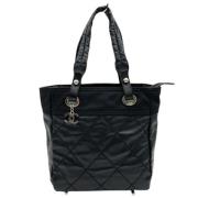 Pre-owned Plastic handbags Chanel Vintage , Black , Dames