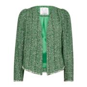 Groene Boucle Jacket Blazer Alviecc Co'Couture , Green , Dames