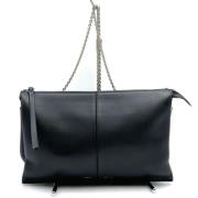 Pre-owned Leather shoulder-bags Celine Vintage , Black , Dames