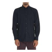 Button-Down Casual Shirt met Logo Harmont & Blaine , Blue , Heren