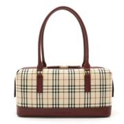 Pre-owned Canvas handbags Burberry Vintage , Beige , Dames