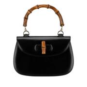 Pre-owned Leather gucci-bags Gucci Vintage , Black , Dames