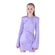 Korte jurk met uitlopende mouwen Silvian Heach , Purple , Dames