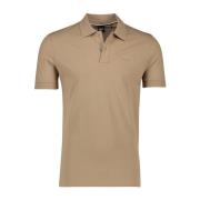 Bruine Polo Shirt met korte mouwen Hugo Boss , Brown , Heren