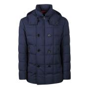 Warme Winter Puffer Jas Fay , Blue , Heren