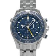 Pre-owned Stainless Steel watches Omega Vintage , Blue , Heren