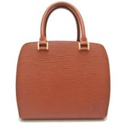 Pre-owned Leather louis-vuitton-bags Louis Vuitton Vintage , Brown , D...