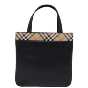 Pre-owned Fabric handbags Burberry Vintage , Black , Dames