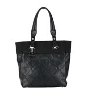 Pre-owned Canvas totes Chanel Vintage , Black , Dames