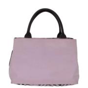 Pre-owned Fabric handbags Burberry Vintage , Pink , Dames