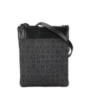 Pre-owned Canvas shoulder-bags Bvlgari Vintage , Black , Dames