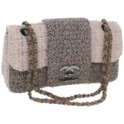 Pre-owned Fabric chanel-bags Chanel Vintage , Gray , Dames