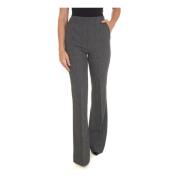 Hoge Taille Wijde Broek Boss , Gray , Dames