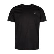 Casual Katoenen T-Shirt voor Mannen Paul & Shark , Black , Heren