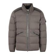 Nylon Donsjas Fw24 Regular Fit Stone Island , Gray , Heren