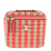 Pre-owned Fabric chanel-bags Chanel Vintage , Red , Dames