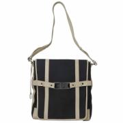 Pre-owned Canvas shoulder-bags Bvlgari Vintage , Black , Dames