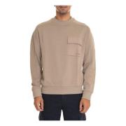 Zak Cargo Crewneck Sweatshirt Boss , Beige , Heren