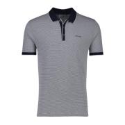 Gestreept poloshirt korte mouw blauw Pierre Cardin , Blue , Heren