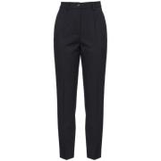 Zwarte Getailleerde Broek Pinko , Black , Dames