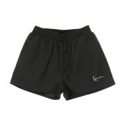 Trackshorts Zwart/Wit Lichtgewicht Mesh Gevoerd Karl Kani , Black , Da...