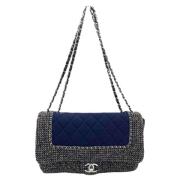 Pre-owned Fabric chanel-bags Chanel Vintage , Gray , Dames