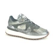 Zilver Grijs Runner Schoenen Floris van Bommel , Gray , Dames