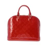 Pre-owned Leather louis-vuitton-bags Louis Vuitton Vintage , Red , Dam...